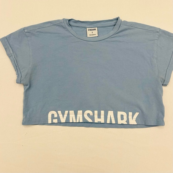 Gymshark Tops - Gymshark Light Blue Tee